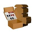 Buildskill Mailer Cardboard Box for Packing, Packing Material, 5"X5"X2" corrugated box for packing, Suitable E-commerce Shipping, Recycled Material, Ideal for Product Packing (Pack of 100)