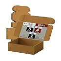 Mailer Box 8X4X2 (Pack of 10) Brown