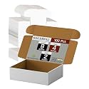 Buildskill Mailer Cardboard Box for Packing, Packing Material, 8"X4"X2" corrugated box for packing, Suitable E-commerce Shipping, Recycled Material, Ideal for Product Packing (Pack of 100)