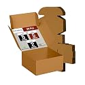 Buildskill Mailer Cardboard Box for Packing, Packing Material, 5"X5"X2" corrugated box for packing, Suitable E-commerce Shipping, Recycled Material, Ideal for Product Packing (Pack of 10)