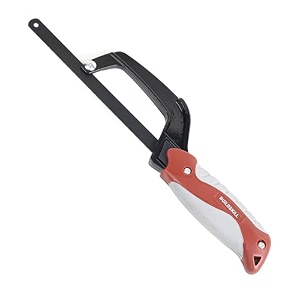 buildskill mini hacksaw 1034 with new structural design for maximum strength - versatile wood cutter amp hand saw for cutting wood metal plastic - ideal for home diy everyday tasks