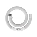 BUILDSKILL Semi-Automatic Washing Machine Drain Pipe 1.5 Meters | In-Built Anti-Slip Hook | Leakproof Solid Built | Flexible Design | 5-8Kg Washing Machine Pipe Outlet Drain (Pack of 1- White)