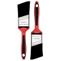 BUILDSKILL 8 Pcs Paint Brush for wall | Size (12, 25, 38, 50, 75, 102)MM Curved (25, 50)MM | TPR Handle | Synthetic Bristle for Water-Based &amp; Solvent Paints | Wall Paint Brush for Professionals &amp; DIY