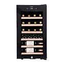 Built-in Mini Wine Cooler, Electronic Wine Cabinet with Cooling System, 100L Capacity, Black, Ideal for Home, Office, and Kitchen(70.4 * 47.6 * 38cm)