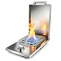 Built In Side Burner for Outdoor Kitchen, Natural Gas & Propane, 304 SS