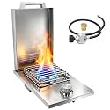 Built-in Side Burner for Outdoor Kitchen，Propane & Natural Gas, 304 SS