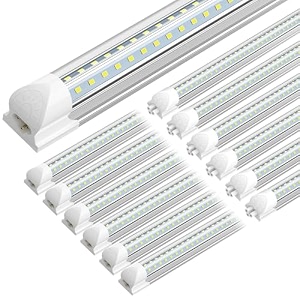 built-in v-shaped led tube 12m 15m 18m clear lens cool white 6000k ac85-265v