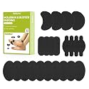 Bukihome Moleskin Adhesive Pads - Blister Prevention Tape, Black 22 Pcs