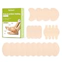 Bukihome Moleskin Adhesive Pads - Blister Prevention Tape, Beige 22 Pcs