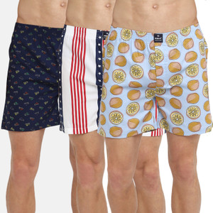 bukkl pack of 3 printed men boxer