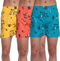 BUKKL Pack of 3 Printed Men Boxer