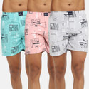BUKKL Pack of 3 Printed Men Boxer