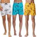 BUKKL Pack of 3 Printed Men Boxer