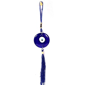 buko feng shui lucky eye hanging ornaments amp charms helps with luck and protection from evil spirit comes with decorative blue charms beads amp bells luckyeye_ly_big_glass_treading