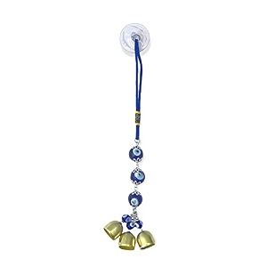buko feng shui lucky eye hanging ornaments amp charms helps with luck and protection from evil spirit comes with decorative blue charms beads amp bells luckyeye_three-balls_bells