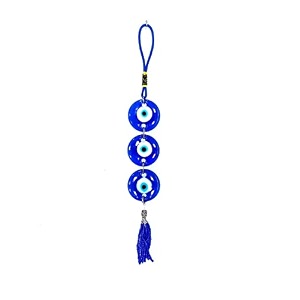 buko feng shui lucky eye hanging ornaments amp charms helps with luck and protection from evil spirit comes with decorative blue charms beads amp bells luckyeye_3big_glass-eyes