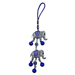 buko feng shui lucky eye hanging ornaments amp charms helps with luck and protection from evil spirit comes with decorative blue charms beads amp bells two elephant