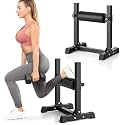 Bulgarian Split Squat Stand, Single Leg Squat Roller Stand with 9 Adjustable Roller Heights for Squats, Leg Lunges, Lower Body Training.