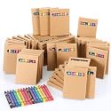 Bulk Crayons Individual Packs, 8 Color Mini for Kids, 200 Packs