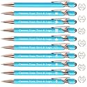 Bulk Custom Pens Personalized, Customized Pens with Name/Logo on Both Sides Gifts, Black Ink Engraved Ballpoint with Stylus, Ideal for Business, Birthday, Party, Wedding, School, Metal Material