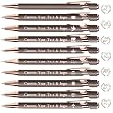 Bulk Custom Pens Personalized, Customized Pens with Name/Logo on Both Sides Gifts, Black Ink Engraved Ballpoint with Stylus, Ideal for Business, Birthday, Party, Wedding, School, Metal Material