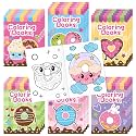 Bulk Donut Coloring Books, 96Pcs Mini Drawing Booklet for Kids Party Favors
