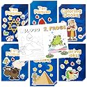 Bulk Passover Coloring Books, 48Pcs Ten Plagues Drawing Booklet for Kids