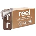 Reel Premium 3-Ply Bamboo Toilet Paper - 48 Rolls, 300 Sheets per Roll