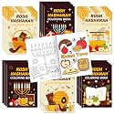 Bulk Rosh Hashanah Coloring Books, Jewish New Year Party Favors for Kids
