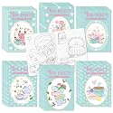 Bulk Tea Party Coloring Books, 24Pcs Tea Time Mini Drawing Booklet for Kids
