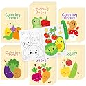 Bulk Vegetable Coloring Books, 24Pcs Mini Drawing Booklet for Kids