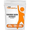 BulkSupplements.com Yohimbe Extract Powder - Yohimbe Bark Extract - Herbal Supplement, Gluten Free, 250mg per Serving, 250g (8.8 oz) (Pack of 1)