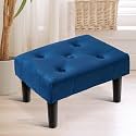 Luxurious Sitting Stool with Footrest for Living Room and Bedroom Storeage Bench (9)