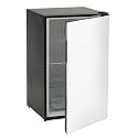 Bull Outdoor Products Contemporary Refrigerator – 4.5 cu. ft. Compact Stainless Steel Outdoor Fridge with Reversible Door and Full Temperature Control