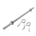 Bullar Weight Lifting Rod, Gym Bar, Chrome Plated Steel Gym Rod,3 Feet Straight Bar (3Ft Straight, 19MM)