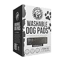 Bulldogology Premium Washable Pee Pads for Dogs, Reusable Puppy Pads, Waterproof Dog Mat, Dog Training Pads (24x24) 4-Pack