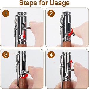 bullet pen heavy metal realistic bolt action
