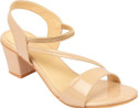 Bullfer Women Heels Sandal (Beige , 5)