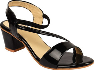 bullfer women heels sandal black  6