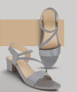 bullfer women heels sandal grey  7