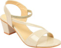 Bullfer Women Heels Sandal (Off White , 7)