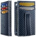BULLIANT Magnetic Slim Leather Pocket Wallet Money Clip For Men 12Cards
