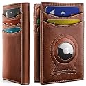 BULLIANT Magnetic Slim Leather Airtag Wallet Money Clip For Men 12Cards