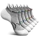 BULLIANT Women Athletic Ankle Running Socks Multi-Pack Cushioned No Show