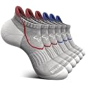 BULLIANT Women Athletic Ankle Running Socks Multi-Pack Cushioned No Show