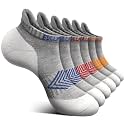 BULLIANT Women Athletic Ankle Running Socks Multi-Pack Cushioned No Show