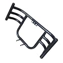 Airfly Safety Protector Front Leg Crash Guard for Bullet Enfield Classic 350/500, Standard 350/500, Electra 350, Thunderbird 350/500(Not for Reborn & Meteor) Full Black 1.5INCHI