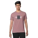 BULLMER Black Trendy Typographic Printed Round Neck