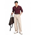 BULLMER Mens Trendy Full Sleeve Henley Neck