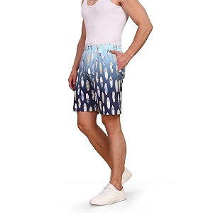 BULLMER Regular Fit Cotton Blend Summer Shorts